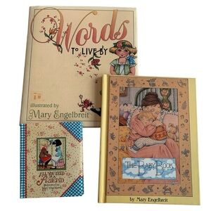 MARY ENGELBREIT | Illustrated Book Bundle of 3 | Words To Live By | Friendship